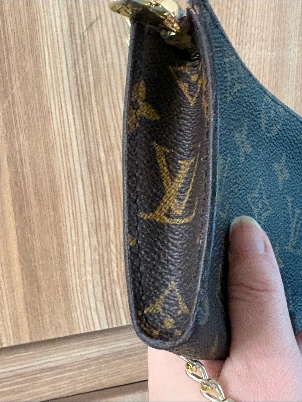 Auth LOUIS VUITTON Monogram Bucket PM Accessory Pouch - Picture 4 of 11